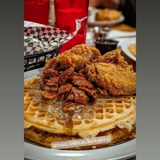 Pecan & Bacon Waffles