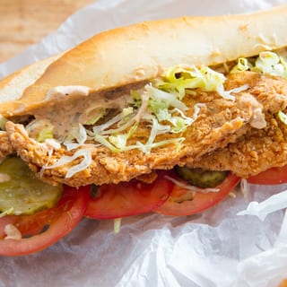 Catfish Po'Boy Sandwich