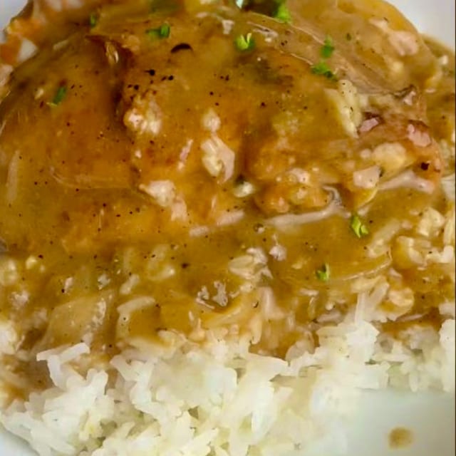 Rice & Gravy.
